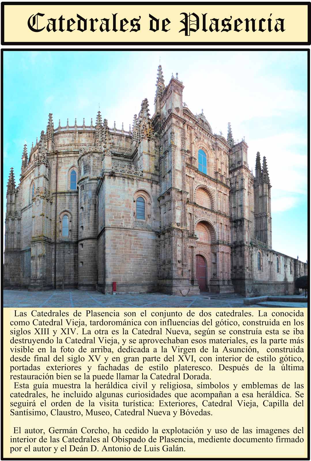 Catedrales de Plasencia Exterior Historia